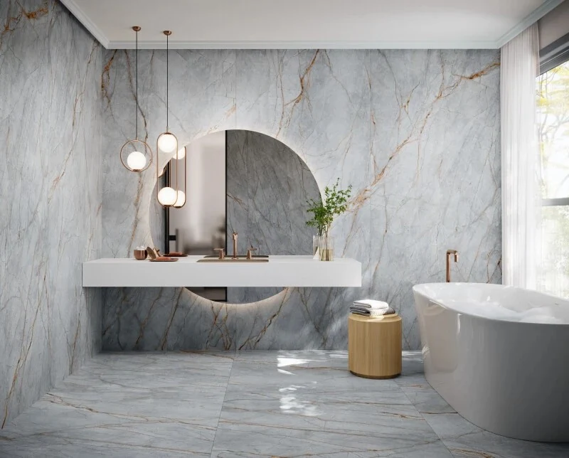 Blue Roma ceramic — application view 2