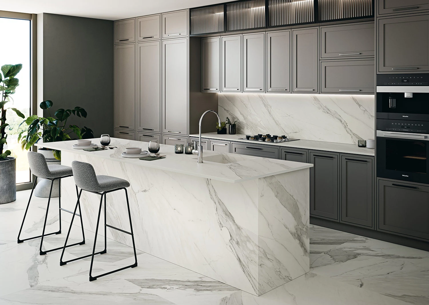 Calacatta Book B Polish ceramic — application view 2