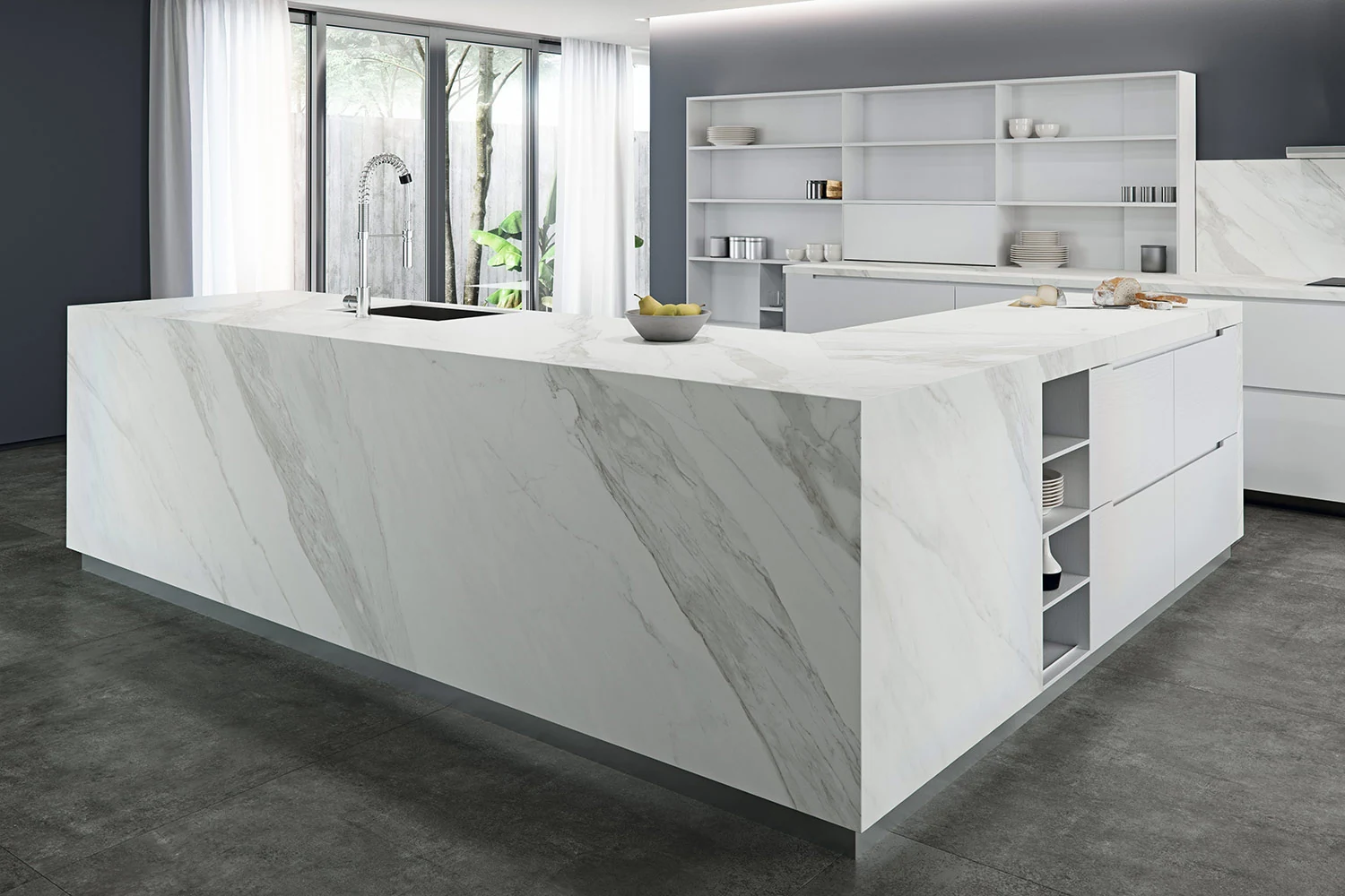 Calacatta Book B Polish ceramic — application view 3