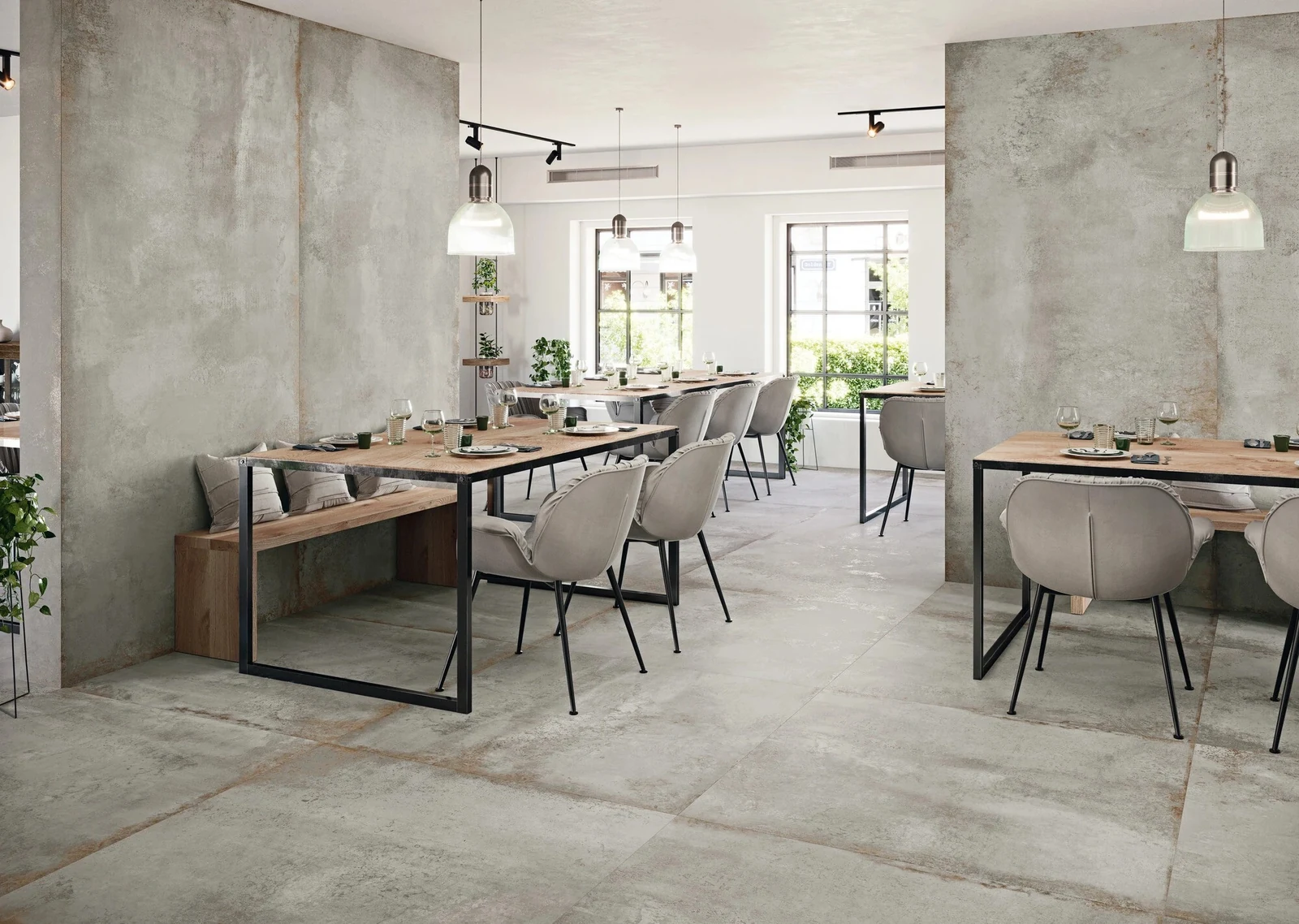 Distrito Aluminio ceramic — application view 1