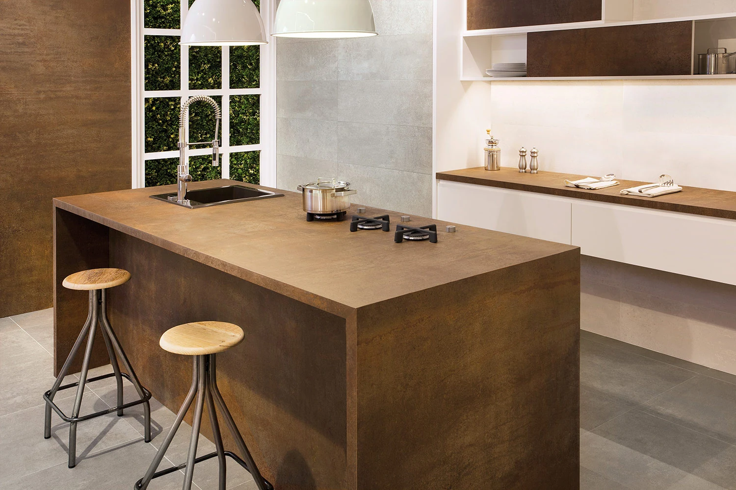 Lava Corten Natural ceramic — application view 1