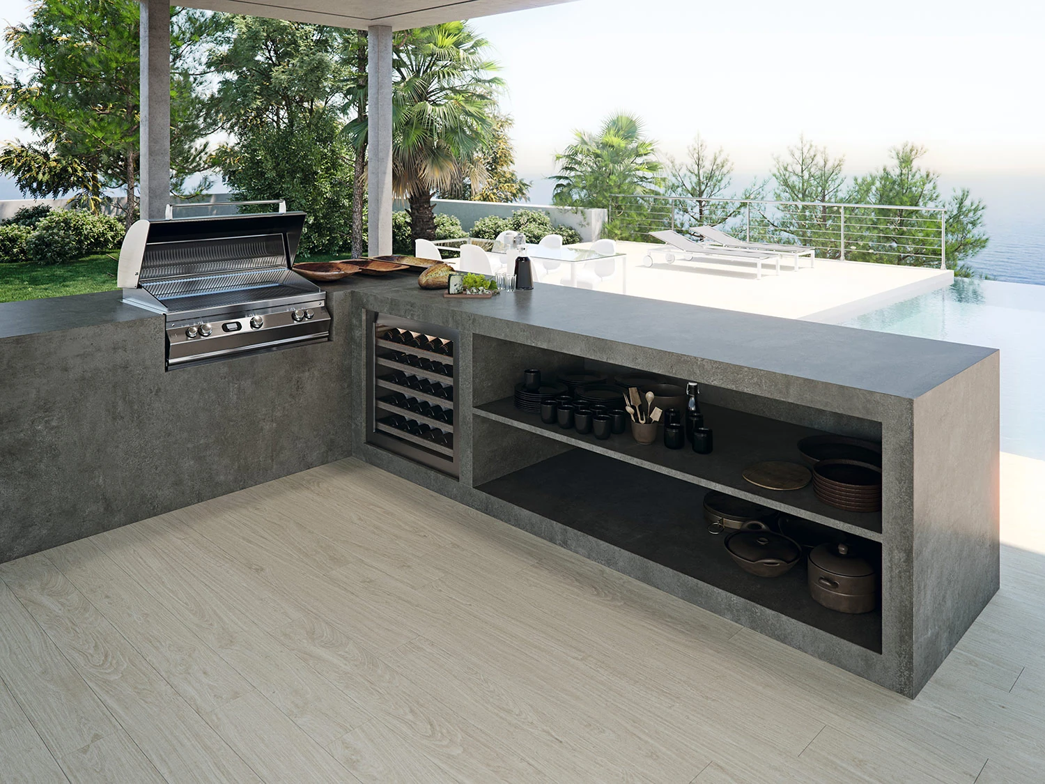 Lava Iron Natural ceramic — application view 1