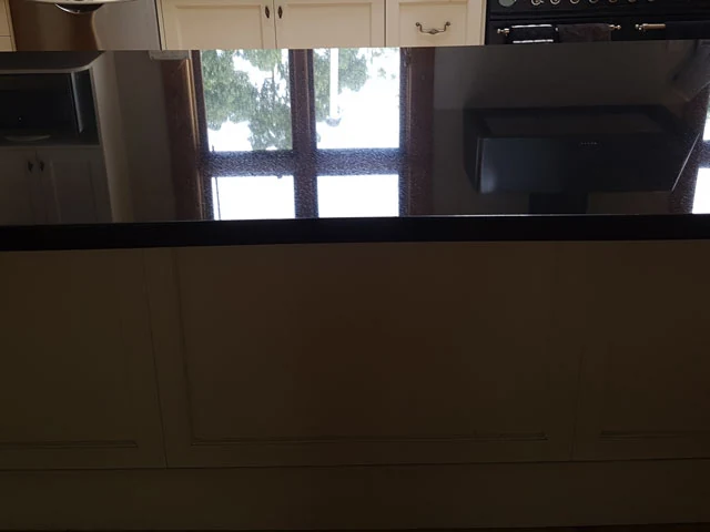 Absolute Black granite — application 1