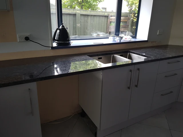 Silver Pearl granite — application 1
